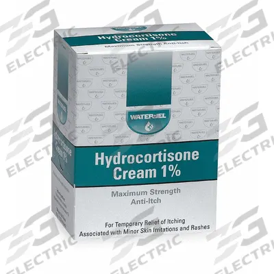 WATERJEL Topical Anti-Itch: Hydrocortisone Acetate, Cream, Packets, 0.03 oz Size - Anti-Itch Creams & Gels