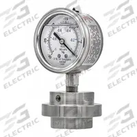 PIC GAUGES Pressure Gauge with Diaphragm Seal: 30 in Hg to 0 in Hg, 301L/3JJJ, 2 1/2 in Dial, Bottom (MPN 301L254A/3JJJ100). Key specifications — Brand: PIC GAUGES; Gauge Case Liquid: None; Seal Fill Liquid: Glycerin; Seal Lower Housing Material: 316 Stainless Steel; Accuracy: ±2-1-2%; Pressure Range: 30 in Hg to 0 in Hg; Gauge Wetted Parts: Stainless Steel.
