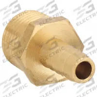 APPROVED VENDOR Barbed Hose Fitting: For 1/4 in Hose I.D., Hose Barb x NPT, Male x Male, Hex, Rigid (MPN 707001-0406). Key specifications — Fitting Connection Type: Hose Barb x NPT; Fitting Gender: Male x Male; Nipple Grip Type: Hex; Brand: APPROVED VENDOR.