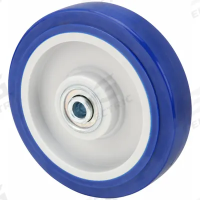 APPROVED VENDOR Caster Wheel: 5 in Wheel Dia., 1 1/4 in Wheel Wd, Polyurethane - Polyurethane Tread on Plastic Core Wheels