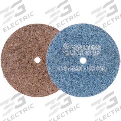 WALTER SURFACE TECHNOLOGIES Hook-and-Loop Surface Conditioning Disc: 5 in Dia - Coating-Removal Discs for All Metals
