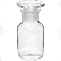 WHEATON Reagent Bottle: 100 mL, Closure Material: Glass – Closure Liner Material: Unlined Cap (MPN W216015). Key specifications — Brand: WHEATON; Graduated: No; Pre-Cleaned: None; Body Color: Colorless.