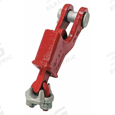 CROSBY Wire Rope Clevis Fitting: 3/4 in Compatible Rope Dia, Wire Strand Core - Wedge Sockets for Wire Rope