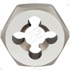 IRWIN Hex Threading Die: 3/4"-10 UNC, 1 7/16 in Hex Wd, Self-Aligning, Carbon Steel (MPN 6858)