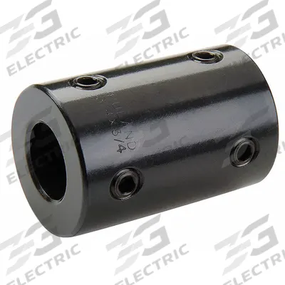 RULAND MANUFACTURING Rigid Shaft Coupling: 16 mm Bore Dia 1, 16 mm Bore Dia 2 - Set Screw Rigid Shaft Couplings