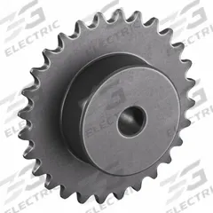 TSUBAKI Sprocket: One-Sided Hub, For Single Strands, 35, 28 Teeth, 3.349 in Pitch Dia, Steel (MPN 35B28). Key specifications — Brand: TSUBAKI.