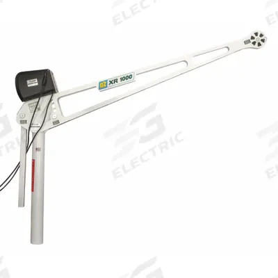 OZ LIFTING PRODUCTS Davit Crane: Steel, Electric, 1,000 lb Max. Load Capacity - Extended Reach Davit Cranes