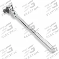 PROTO Hand Ratchet: Round, Reversible, 17 in Overall Lg, Chrome, 5° Min Arc Swing, 1/2 in Drive Size (MPN J5457F). Key specifications — attr1205598: Reversible; attr1205605: Quick-Release Not Included; attr1205626: Chrome; attr1228094: Proto; attr1205607: Round; attr1205624: PROTO.