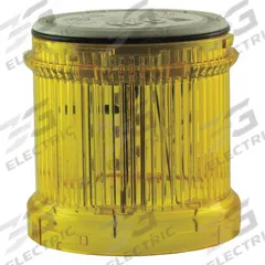 EATON Tower Light Module: Strobe, 24V AC/24V DC, Yellow, 73 mm Overall Dia, 3 in Overall Ht, SL4 (MPN SL7-FL24-Y). Key specifications — Brand: EATON; Compatible with Series: SL4; Lens Color: Yellow; Operating Voltage: 24V AC; Manufacturer Part Number: SL7-FL24-Y.