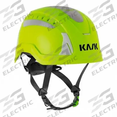 KASK Safety Helmet: Yellow, No Graphics, Polypropylene, Front-Slots, KASK - Work-at-Height, Vented Climbing Helmets (Type 1, Class C)