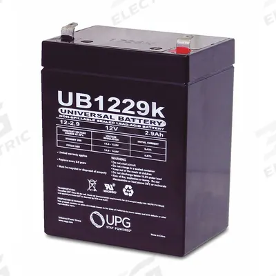 APPROVED VENDOR Sealed Lead Acid Battery: 12V DC, 2.9 Ah Capacity, 3.9 in Ht, 2.2 in Wd - AGM Sealed Lead Acid Batteries
