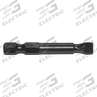 ZEPHYR Power Bit: Power Bit, Slotted Head, Imperial, 6F-7R Bit Industry Size, Std - Power Bits