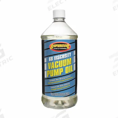 SUPERCOOL Vacuum Pump Oil: 32 fl oz, Bottle, 118 Viscosity Index - Vacuum Pump Oils