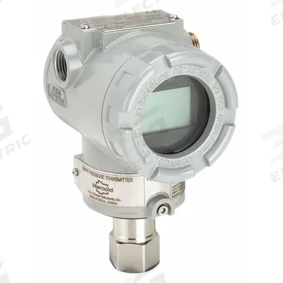 MERCOID Indicating Transmitter: -14.5 psi to 21 psi, 4 to 20mA DC / HART Comm, Screw Terminals - Explosion-Proof with Conduit Connection & Display