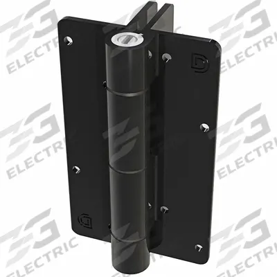 KWIKFIT Gate Hinge: Aluminum, 5 3/4 in Leaf Ht, 3 1/2 in Leaf Wd - Gate Hinges