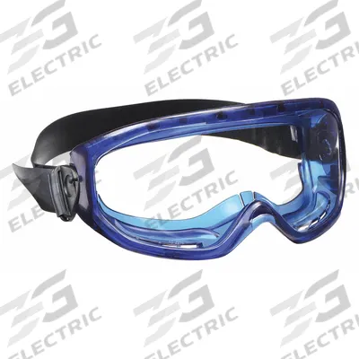 KLEENGUARD Safety Goggles: Clear Lens Color, Indirect - Comfort-Fit OTG Safety Goggles