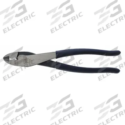 IDEAL Crimper: 10 AWG/12 AWG/14 AWG/16 AWG/18 AWG/20 AWG/22 AWG, 9 3/4 in Overall Lg - Pliers-Style Wire Connector & Terminal Crimpers