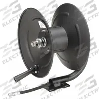 APPROVED VENDOR Hand Crank Hose Reel: 100 ft (3/8 in I.D.), 13 1/2 in L x 18 in W x 17 in H, Nitrile (MPN AR-REEL100). Key specifications — Hose Capacity: 100 ft (3/8 in I.D.); Overall Dimensions: 13-1/2 in L x 18 in W x 17 in H; Seal Material: Nitrile; Reel Color: Black; Swivel Material: Stainless Steel; Brand: APPROVED VENDOR.