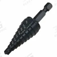LENOX Step Drill Bit: 1/4" to 3/4", Black Oxide HSS, Impact Rated, Quick-Change Hex Shank (MPN 30883VB3). Key specifications — attr1234936: Impact Rated.