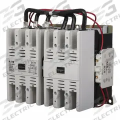 EATON NEMA Magnetic Contactor: Reversing, 3 Poles, NEMA Size 3, 90 A, 208V AC (MPN CN55KN3E). Key specifications — Brand: EATON.