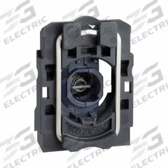 SCHNEIDER ELECTRIC Lamp Module: 22 mm Size, Incandescent, 250 V AC Rating, No Transformer (MPN ZB5AV6). Key specifications — Compatible Operator: Selector Switch; Compatible with Series: XB5; Terminal Connection Type: Screw Clamp Terminals; Brand: SCHNEIDER; Manufacturer Part Number: ZB5AV6; Includes Bulb: No Bulb Included.