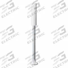 PATLITE Tower Light Mounts and Bases: Tower Light Base, For LR4, 18 1/16 in Overall Ht, LR4-M2PJNW. Key specifications — Brand: PATLITE; Compatible with Series: LR4; Connection Type: Wire Leads; Housing Color: Off White; IP Rating: IP65(IEC 60529) / NEMA TYPE 4X,13; Mounting Location: Pole Mount; Manufacturer Part Number: LR4-M2PJNW; Includes: Circular Bracket.