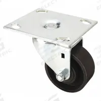 APPROVED VENDOR Plate Caster: Swivel, No Brake, Iron, 3 in Wheel Dia., 1 1/4 in Wheel Wd, Slot (MPN P12S-C030G-P3). Key specifications — attr1100274: APPROVED VENDOR; attr1100312: Black; attr1176041: Swivel.