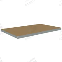 TENNSCO Shelf: 84 in x 48 in, 1,750 lb Load Capacity, Particleboard, Gray, Shelf (MPN ZLCS-8448D). Key specifications — Decking Material: Particleboard; Includes: (4) Beams; Decking Finish: Unfinished; Shelf Configuration: Single Straight; Color: Gray; Frame Material: Steel; Brand: TENNSCO; Frame Finish: Zinc Plated.