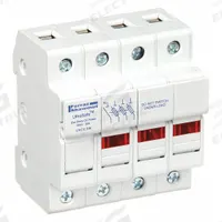 MERSEN Fuse Block: Finger-Safe, 3 Pole, 600 V AC, DIN Rail Mounting, Pressure Plate Termination (MPN USCC3IN). Key specifications — Brand: MERSEN.