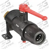 TRANSAIR Push-Fit Elbow Fitting: 1/2 in OD x 1/2 in Pipe Size, Push-to-Connect x NPT, Brass, Black (MPN 6694 17 22GR). Key specifications — Brand: TRANSAIR.