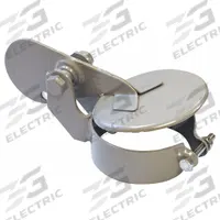 Exhaust Rain Cap: Powder Coated, Steel, Gray, Bolt Mounting (MPN 11011). Key specifications — Color: Gray; Material: Steel; Brand: ANTHES.