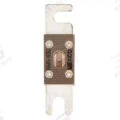 BUSSMANN Forklift Limiter Fuse: ANN Series, Bolt-On, Very-Fast-Acting, 600 A, 80 V DC, Indicating (MPN ANN-600). Key specifications — Brand: BUSSMANN; Series: ANN; Equivalent Fuse Series: ANN & CNN.