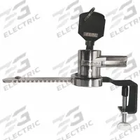 DELTA LOCK Sliding Door Lock: 1 1/4 in Lg, 2 1/8 in Wd, 1 3/8 in Ht (MPN G RR1250A750PCSM1). Key specifications — Product Type: Disc Tumbler Ratchet Lock; Brand: DELTA LOCK.