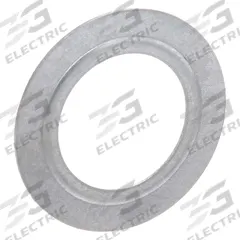 APPROVED VENDOR Reducing Washer: 2 1/2 in x 1 1/4 in For Conduit Size, Zinc Plated Steel, Silver (MPN 3LV58). Key specifications — For Product Type: Fittings and Enclosures; Brand: APPROVED VENDOR; For Conduit Size: 2-1/2 in x 1-1/4 in; Accessory Type: Reducing Washer; Color: Silver; Material: Zinc Plated Steel.
