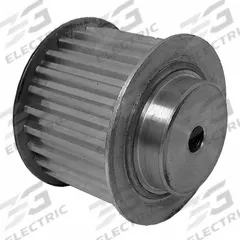 DAYTON Timing Pulley: Trapezoidal, Plain, For T5 Timing Belt Section, For 25 mm Belt Wd, 26 Teeth (MPN 36T5/26-2). Key specifications — Brand: DAYTON; Tooth Profile: Trapezoidal; Finish: Plain.