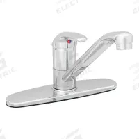 T&S BRASS Low Arc Kitchen Faucet: Brass, Centerset, Deck, 2 Mounting Holes, 2.2 gpm Flow Rate, Metal (MPN B-2731). Key specifications — Brand: T&S BRASS.