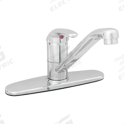 T&S BRASS Low Arc Kitchen Faucet: Brass, Centerset, Deck, 2 Mounting Holes, 2.2 gpm Flow Rate - Single-Post Kitchen Faucets