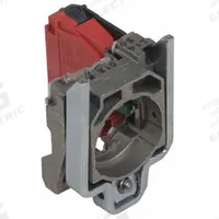 SCHNEIDER Contact Block: 22 mm Panel Mounting Size, 1NO, Momentary, ZB4 Series (MPN ZB4BZ1016). Key specifications — Switch Action: Momentary; Terminal Connection Type: Screw Clamp Terminals; Brand: SCHNEIDER; Compatible with Series: ZB4.