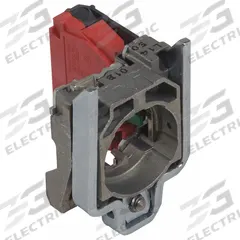 SCHNEIDER Contact Block: 22 mm Panel Mounting Size, 1NO, Momentary, ZB4 Series (MPN ZB4BZ1016). Key specifications — Switch Action: Momentary; Terminal Connection Type: Screw Clamp Terminals; Brand: SCHNEIDER; Compatible with Series: ZB4.