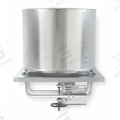 Dayton Axial Upblast Roof Exhaust Fan: Belt Drive, 60 in Blade, 58,455 cfm, TEFC - Clean Air Belt-Drive Fans with Drive