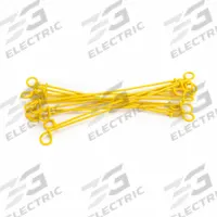 APPROVED VENDOR Bale Ties: PVC Coated, PVC Coated, 16 ga Wire Gauge, 0.062 in Wire Dia, 10 in Lg (MPN 16PVC10-5M-AI1). Key specifications — Number of Loops: Double Loop; Brand: APPROVED VENDOR.