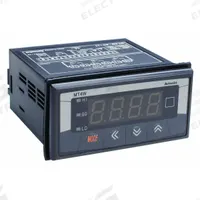 AUTONICS Digital Panel Meter: -1,999 Display Span - Min, 9,999 Display Span - Max, 12 V AC – 24 V AC (MPN MT4W-AV-11). Key specifications — Manufacturer Part Number: MT4W-AV-11; Accuracy: +/-0.3% of Reading +/- 3 Digit; Digital Display Screen Color: Red; Digital Display Screen Type: LED; Includes: Mounting Brackets; NEMA Enclosure Rating: 4X; Product Type: Digital Panel Meter; Series: MT4W.