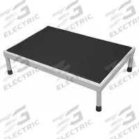 COTTERMAN Work Platform: 14 in Platform Ht - Max, 19 in Platform Wd, 48 in Platform Dp, Aluminum (MPN 1AAWP1948A8 A9-14 B1 P1). Key specifications — Brand: COTTERMAN; Color: Silver; Tread Type: Antifatigue Mat.