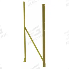 TRI-ARC Platform Support Leg: 7.5 ft Overall Ht, 24 in Overall Wd, Steel (MPN ULK0924). Key specifications — Material: Steel; Color: Yellow; Includes: Fasteners; Brand: TRI-ARC.