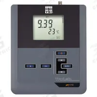 YSI Benchtop Multiparameter Meter: ORP/pH/Temp, Electrodes Sold Separately, Reagents Sold Separately (MPN TRULAB PH 1110). Key specifications — Test Parameters: pH; Manufacturer Part Number: TRULAB PH 1110; Configured Test Parameters: pH; Measurement Components Included: Electrodes Sold Separately; Other Accessories Included: Universal Power Supply; Reagents and Solutions Included: Reagents Sold Separately.