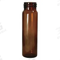 QORPAK Vial: 15 mL, No Closure, 21 mm Body Dia, Square, 18-400 mm Screw Closure Size, Amber, Sample (MPN GLA-04874). Key specifications — Body Color: Amber; Screw Closure Size: 18-400 mm; Brand: QORPAK; Bottom Shape: Square; Self-Standing: Self-Standing.