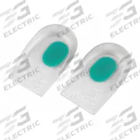STEINS Heel Cushion: Silicone, 3 1/8 in Unit Lg, 1 1/4 in Unit Wd, 2 PK (MPN 768-1115-0002). Key specifications — Manufacturer Part Number: 768-1115-0002; Material: Silicone; Brand: STEINS.