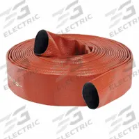 JAFRIB Fire Hose: Extruded Through-the-Weave, 2 in Hose Inside Dia, 100 ft Hose Lg, Synthetic Yarn (MPN 50H2RR-100). Key specifications — attr660602: Uncoupled; attr660629: Co-Extrusion Woven; attr660626: Reinforced Extruded Rubber.