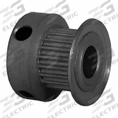 DAYTON Timing Pulley: Modified Curvilinear, Fixed, For GT Timing Belt Section, For 6 mm Belt Wd (MPN 20-2P06-6CA3). Key specifications — attr1328801: DAYTON; attr1328807: Clear Anodized; attr1328808: Powerhouse®.