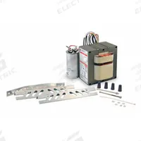 GE LAMPS HID Ballast Kit: 400 W Max. Bulb Watts, ANSI Code M59, Probe, 120/208/240/277/480V AC (MPN GEM-400ML5AA-4-5). Key specifications — attr239893: GE LAMPS; attr235328: Ignitor.